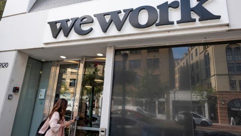 <b>WeWork plunges another 11% after announcing 1-40 reverse stock split</b>